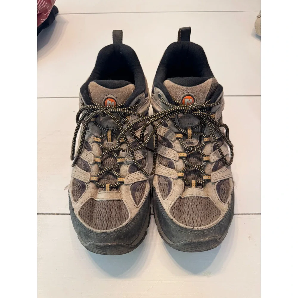 Merrell Moab 3 Hiking Shoes Mens 11 Wide Walnut Suede Vibram J035893W